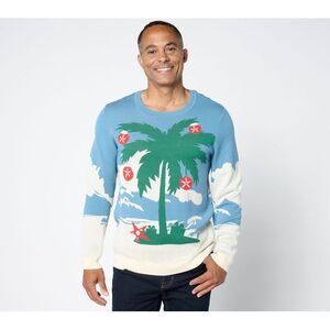 Studio Park Women's Top Sweater Sz L X Alberti Popaj Men's Navy Gunmetal A653547